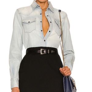 Saint Laurent denim top